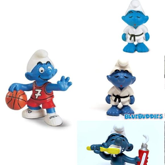 smurf figurines
